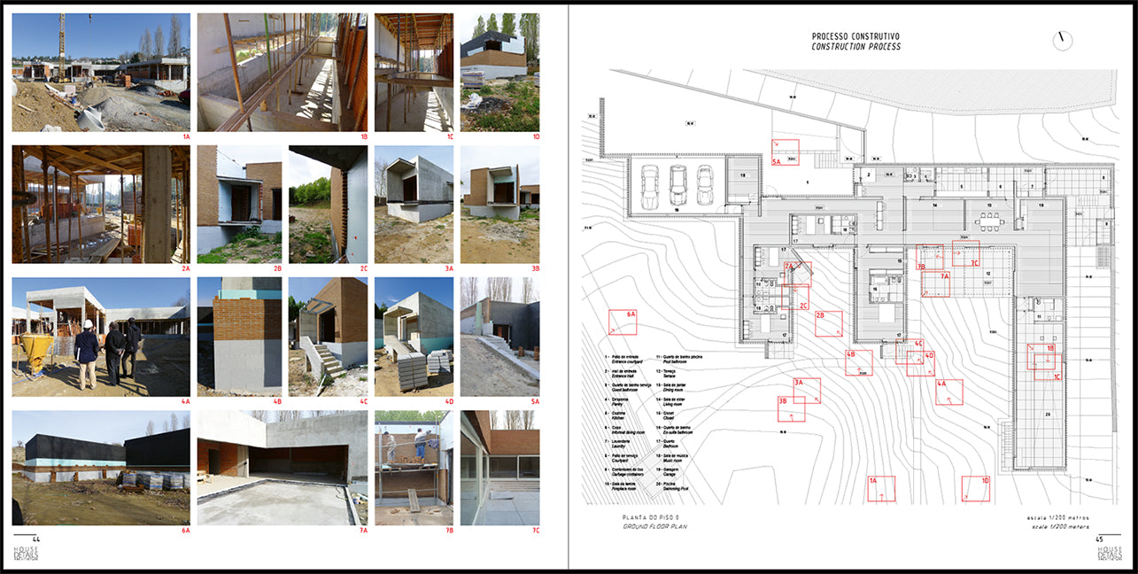 Álvaro Siza + António Madureira (house in Maia) - Portugal 58.50€ (10% discount) - 252 pages XL 30cm x 30cm
